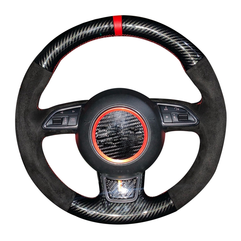 Car Steering Wheel Cover Anti Slip Breathable - Anti-Slip Suede Auto Stuurwiel Braid Cover