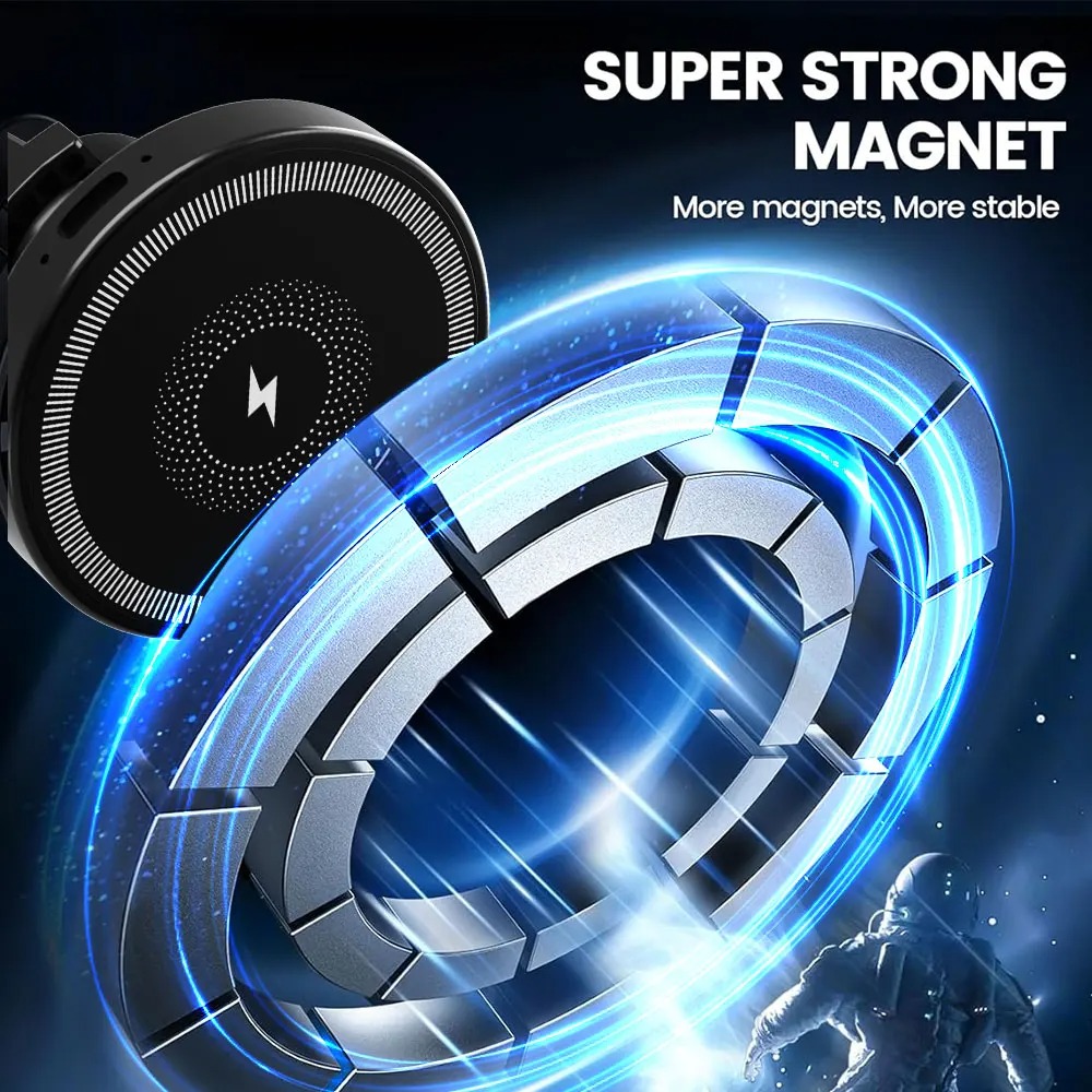 Magnetische draadloze autolade - Wireless Car Charger Mount Fast Charging recensie en prijs