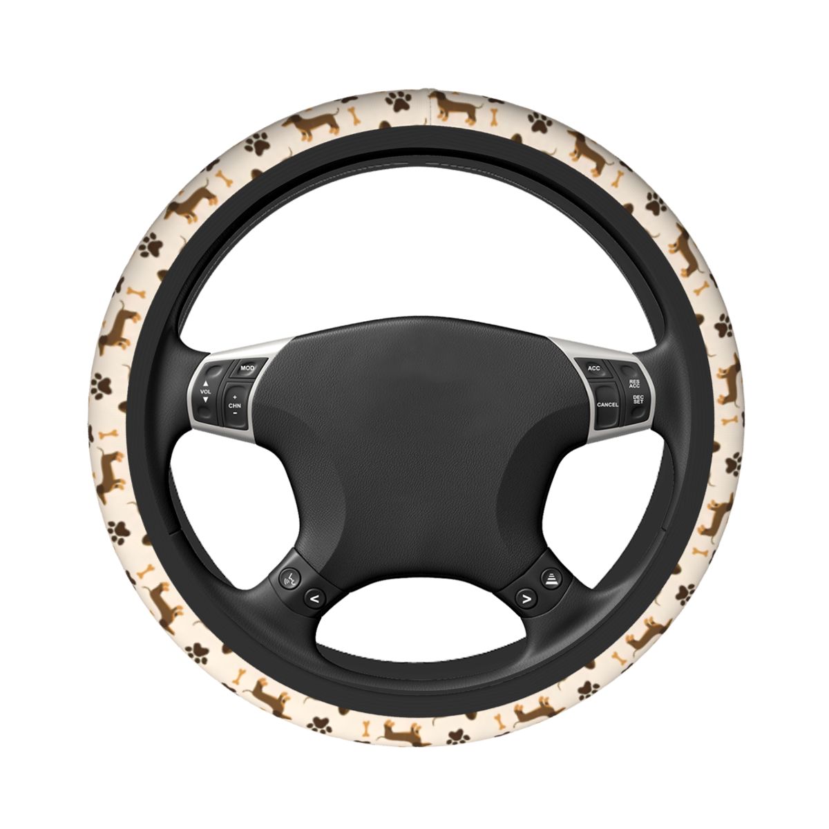 Leuke Teckel Auto Stuurhoes 38 - Car Steering Wheel Cover Anti Slip Breathable recensie en prijs