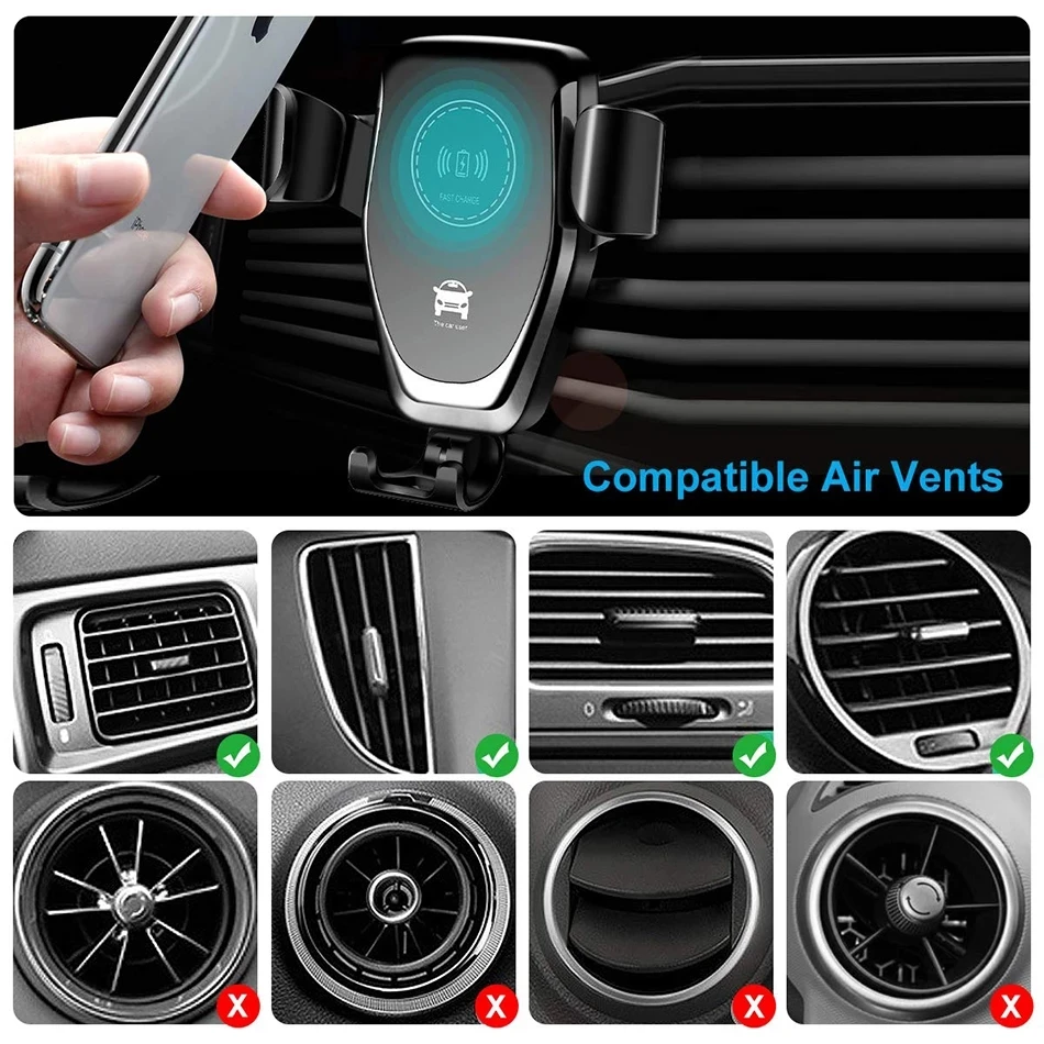 VIKEFON Draadloze autolader, t - Wireless Car Charger Mount Fast Charging recensie en prijs