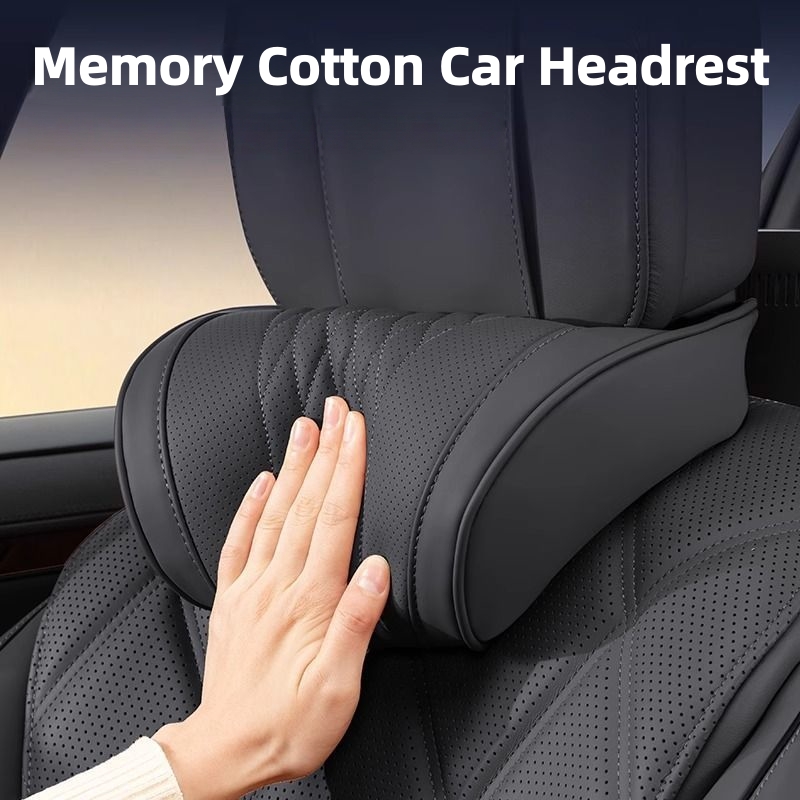 Luxe hoofdsteunkussen van traa - Memory Foam Car Neck Pillow Lumbar Support recensie en prijs