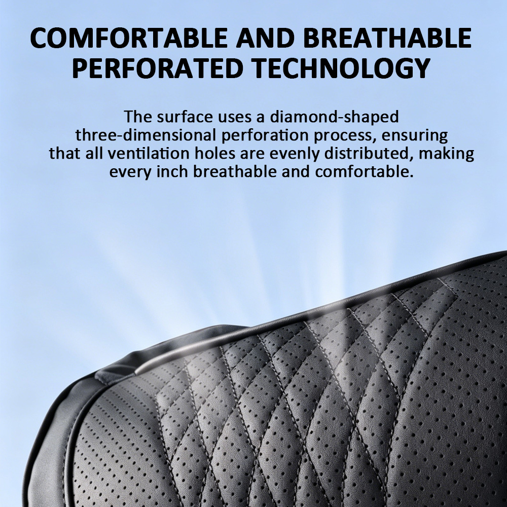 Luxe hoofdsteunkussen van traa - Memory Foam Car Neck Pillow Lumbar Support recensie en prijs