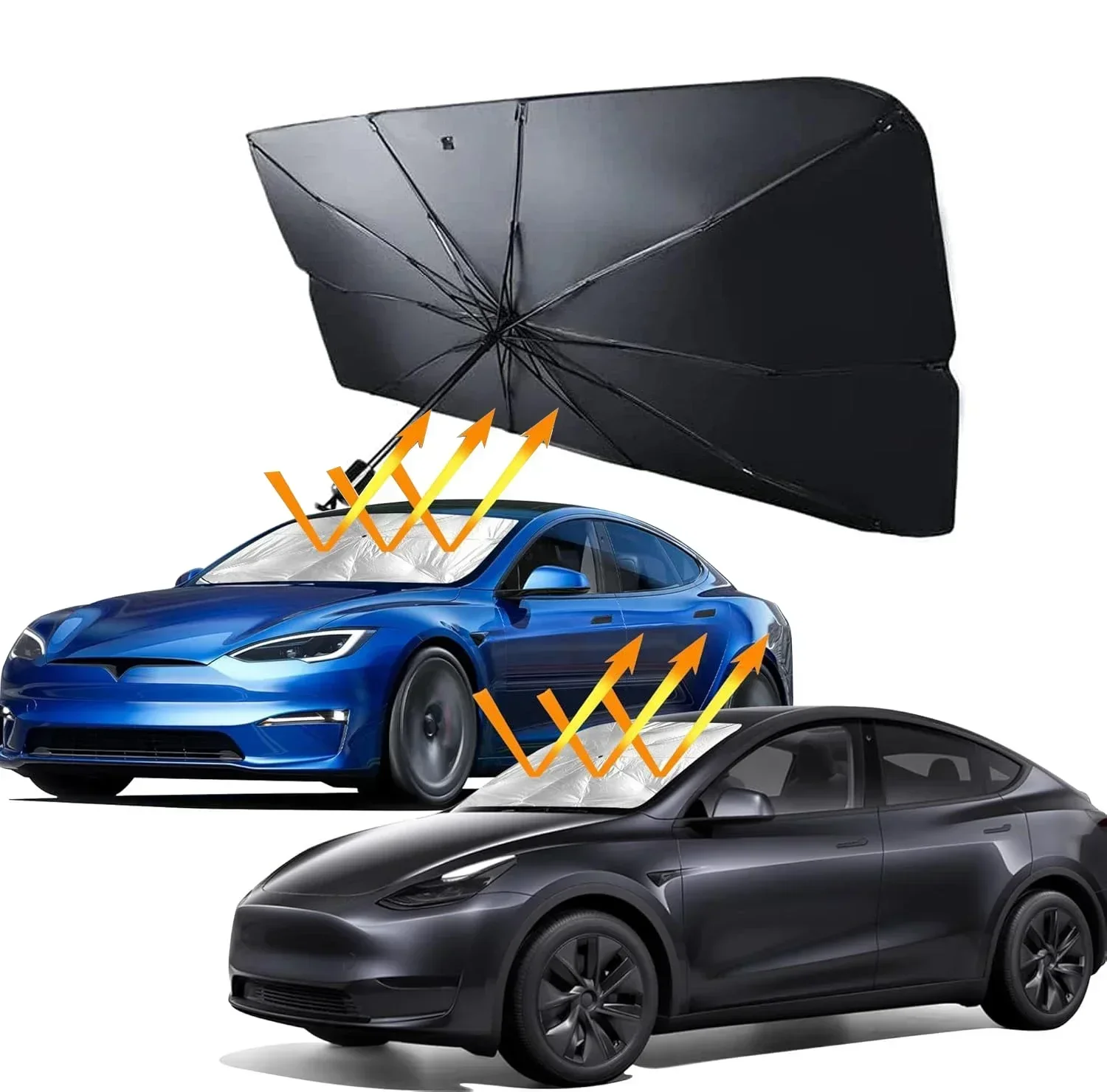 Autozonnescherm opvouwbare par - Car Sunshade Windshield Umbrella Foldable recensie en prijs